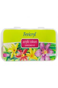 Pidilite Acrylic Colours Sunflower Kit 12 Shades