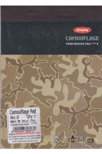 Camouflage perforated pad number 0